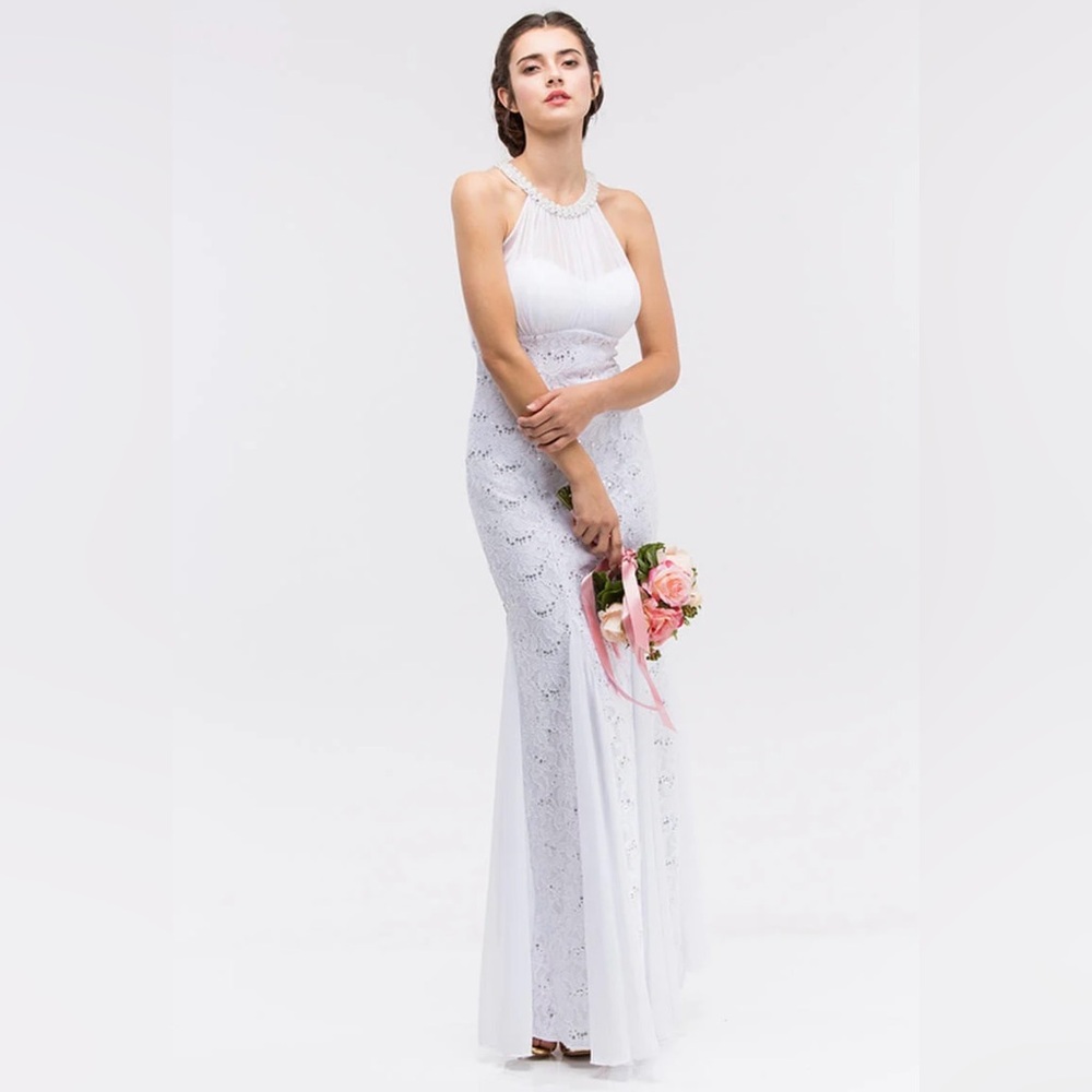 Eureka Lace Evening Gown